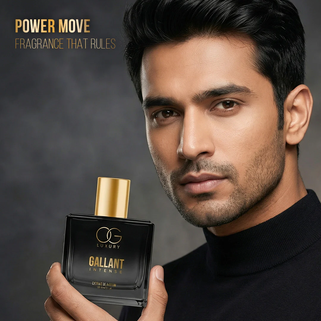 OG Luxury Extrait De Parfum Shadow & Gallant Intense Combo – India’s First & Strongest Perfume with 40% Concentration, 100ml Each - Image 3